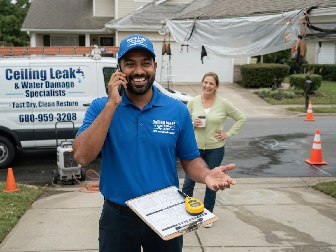 Ceiling Leak Cleanup Woodbridge, VA FAQs